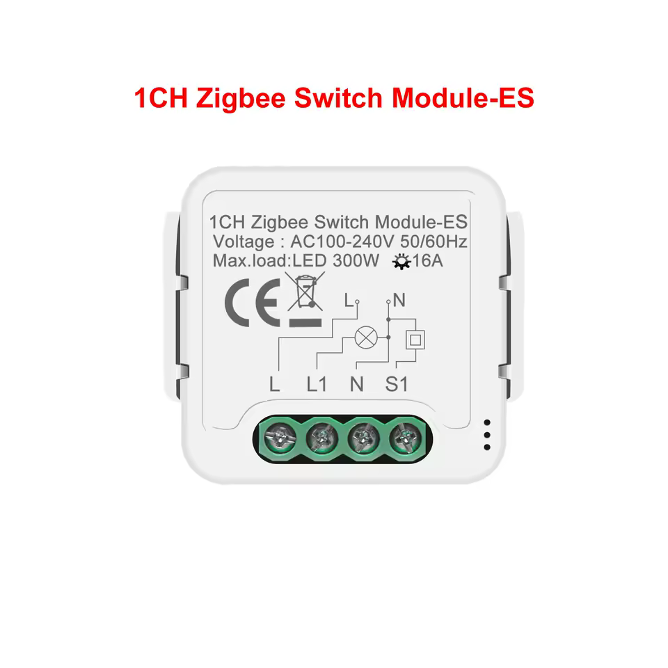 GIRIER-interruptor inteligente ZigBee 16a con función de Monitor de potencia